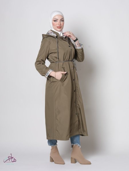 سترة مميزة  - زيتي <br> <span class='text-color-warm'>نفدت الكمية</span>