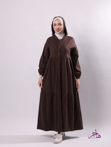 فستان عملي جوخ مصوف فلو