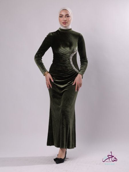 فستان مناسبات مخمل