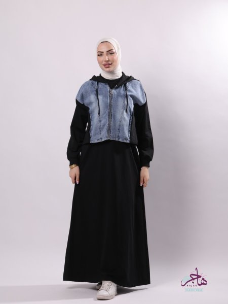 فستان جينز قطعتين