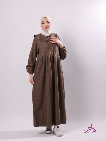 فستان عملي جوخ مصوف فلو